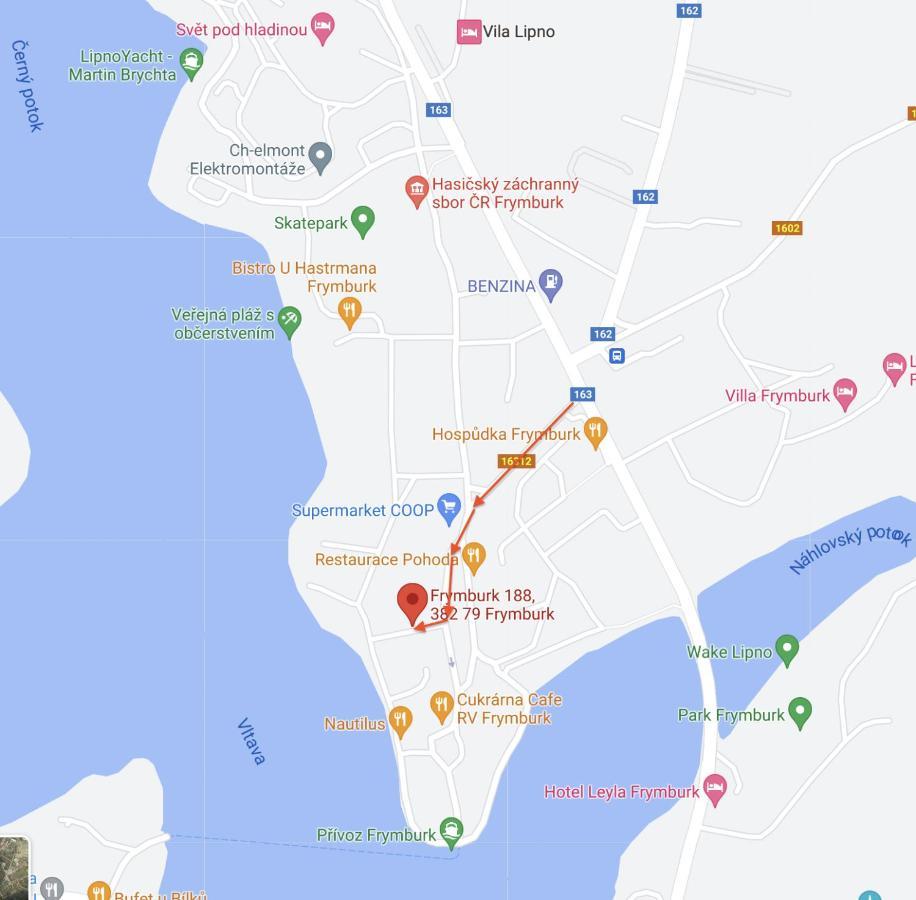 Apartmány V uličce Frymburk Exterior foto